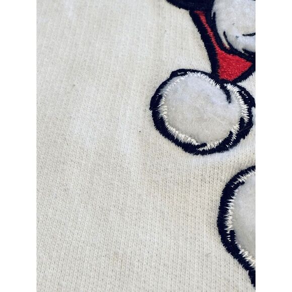 Disney World Christmas Minnie Mouse Hoodie Sweater Large Girls Fast Ship EUC - Picture 5 of 11